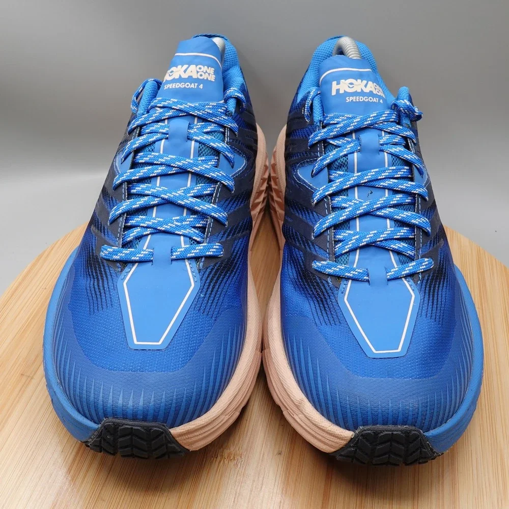 Hoka Shoes Mens 9.5 Womens 11 Blue Speedgoat 4 Trail Running 1106527 IBBA